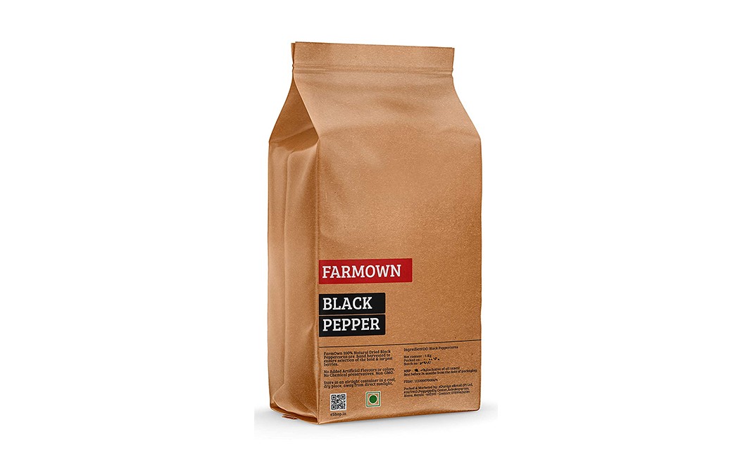 Farmown Black Pepper   Pack  1 kilogram